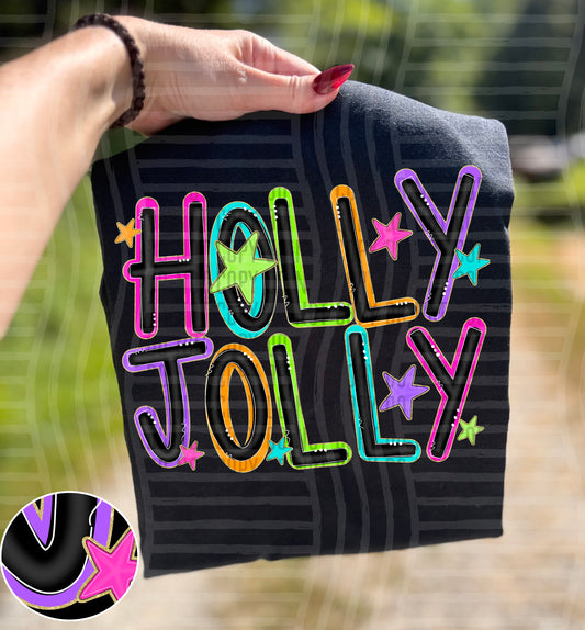 Holly Jolly 300DPI PNG FILE
