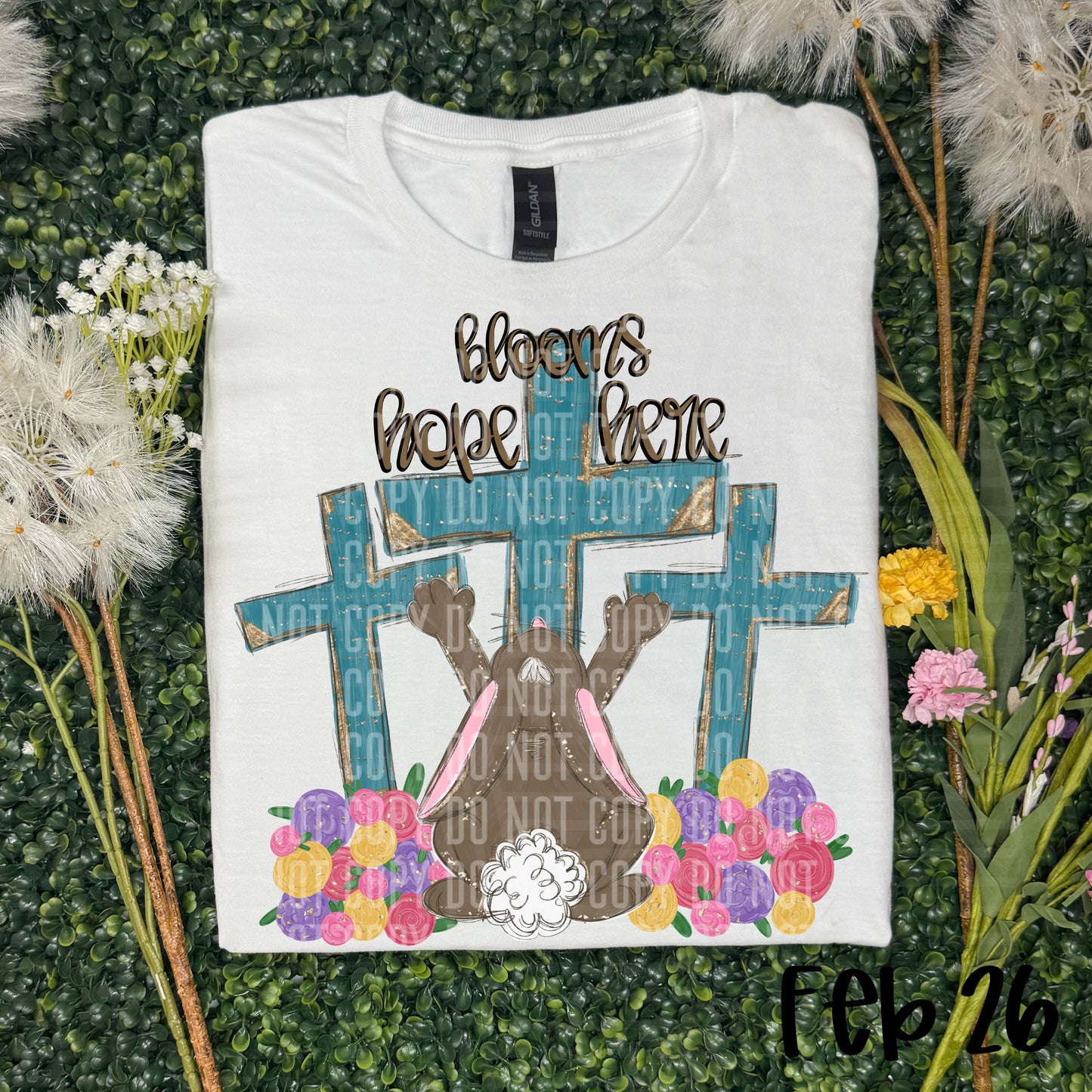 Hope Blooms Here - Digital Download 300DPI PNG FILE