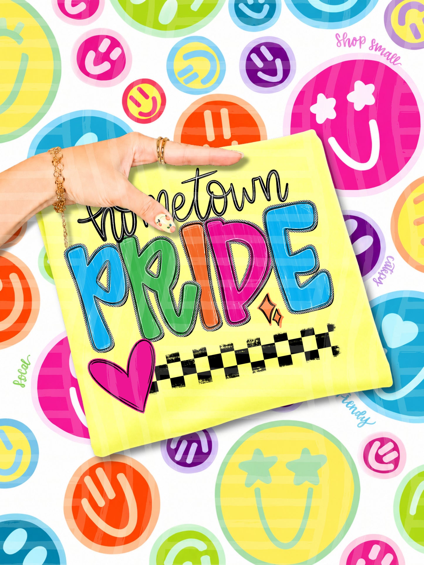 Colorful Football & Cheer - SELECT DESIGN Dropdown Digital Download 300DPI PNG FILE