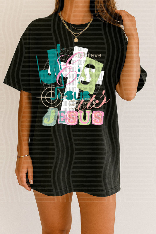 Jesus Words Collage  - Digital download 300DPI PNG FILE