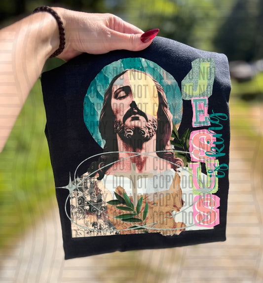 Jesus is King  - Digital download 300DPI PNG FILE