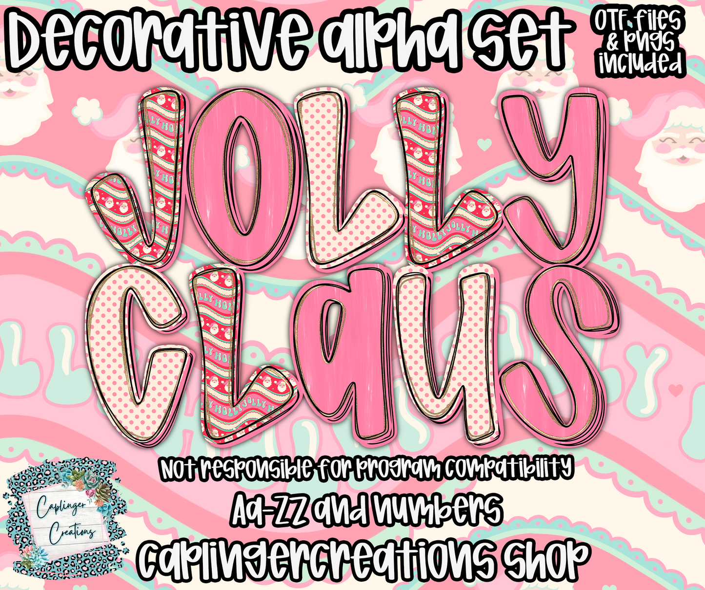 Christmas Alpha Collab- Digital download 300DPI PNG FILE