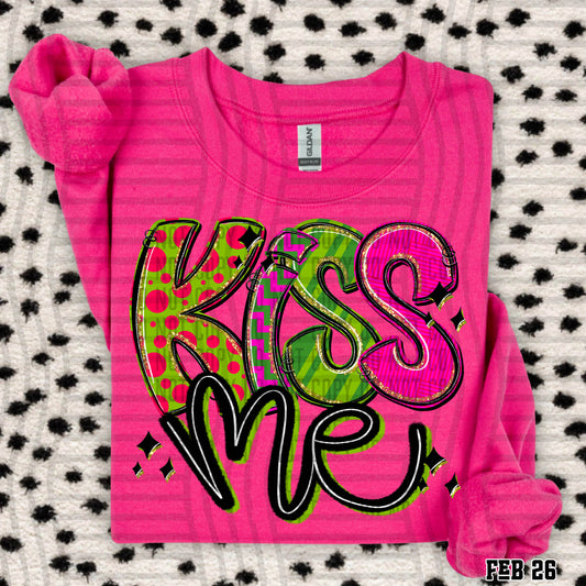 Kiss me- Digital Download 300DPI PNG FILE