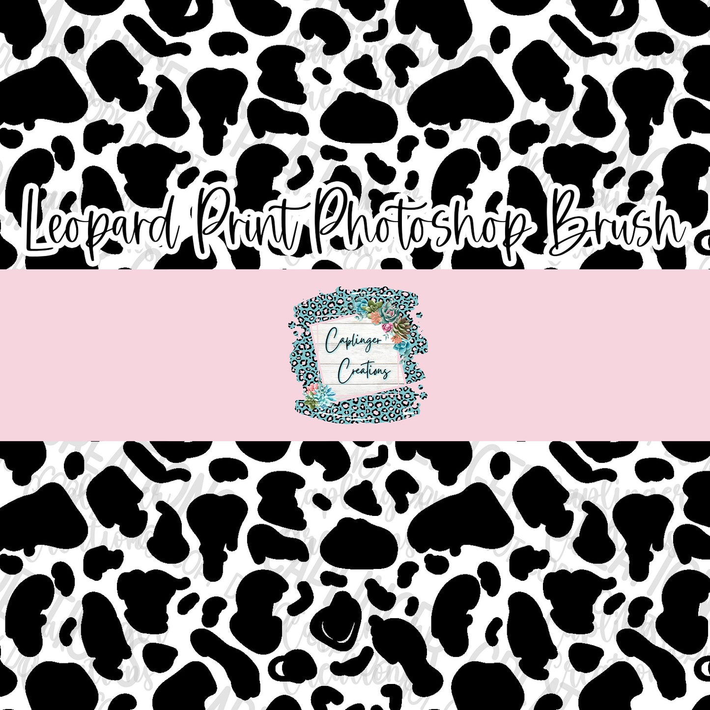 Leopard Print PHOTOSHOP Brush - ABR photoshop brush