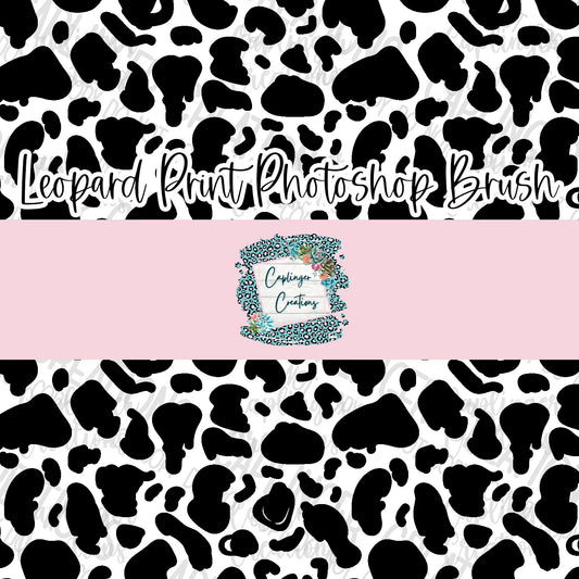Leopard Print PHOTOSHOP Brush - ABR photoshop brush