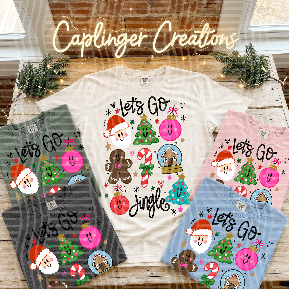Let's go Jingle - 300 DPI digital download