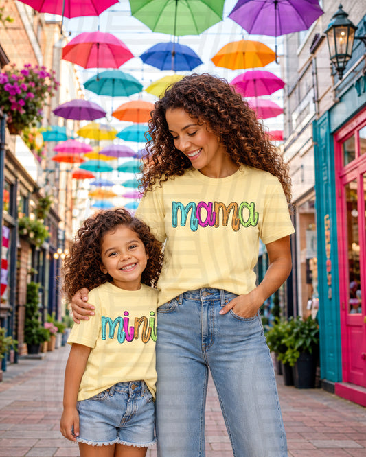 Mama & Mini -  Digital Download 300DPI PNG FILE