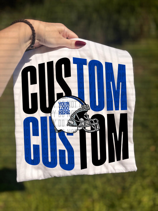 CUSTOM HELMET - two tone - Digital download 300DPI PNG FILE