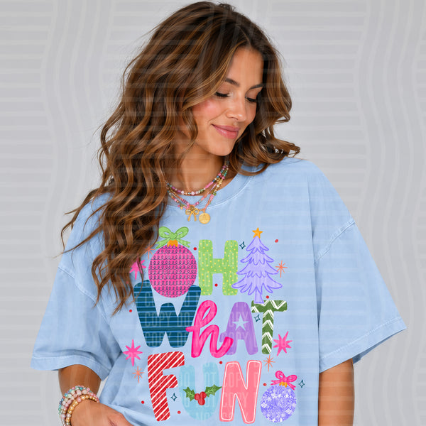 Oh what fun - 300 DPI digital download