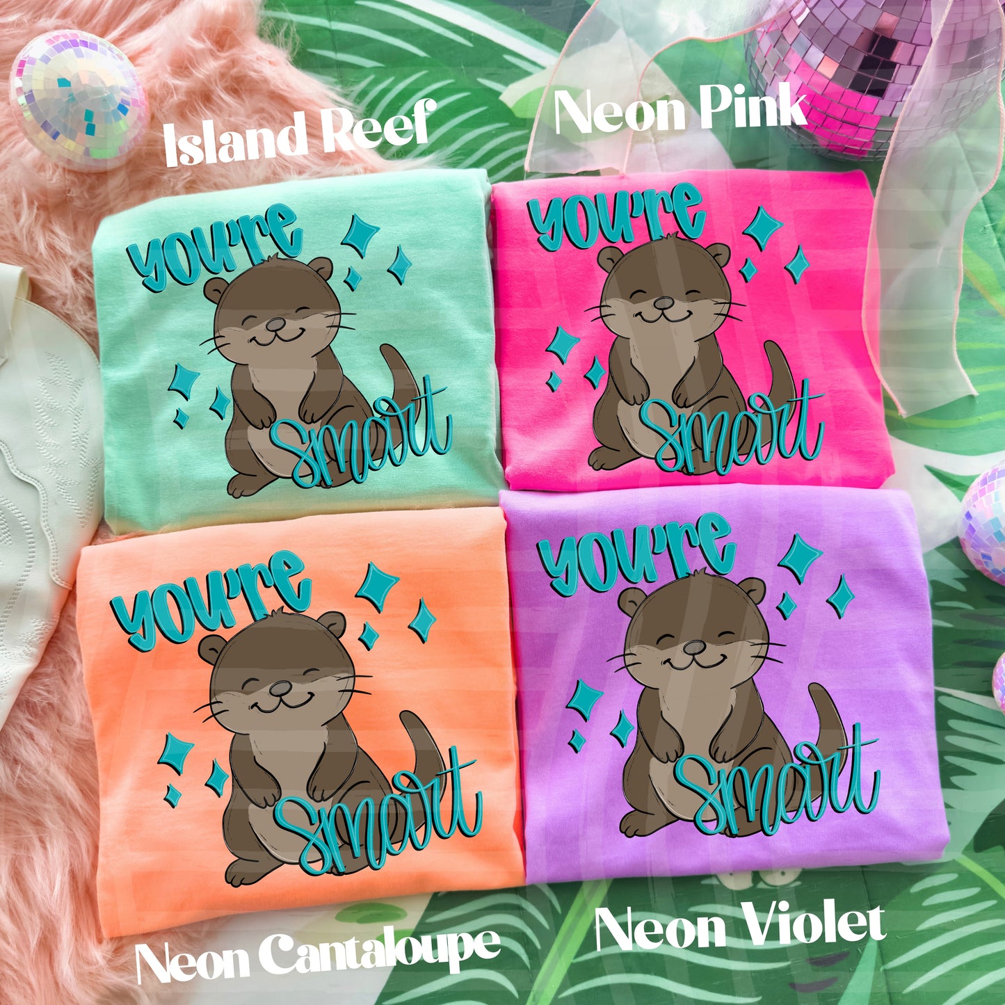You're (otterly) smart - Digital Download 300DPI PNG FILE