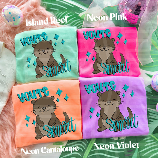 You're (otterly) smart - Digital Download 300DPI PNG FILE