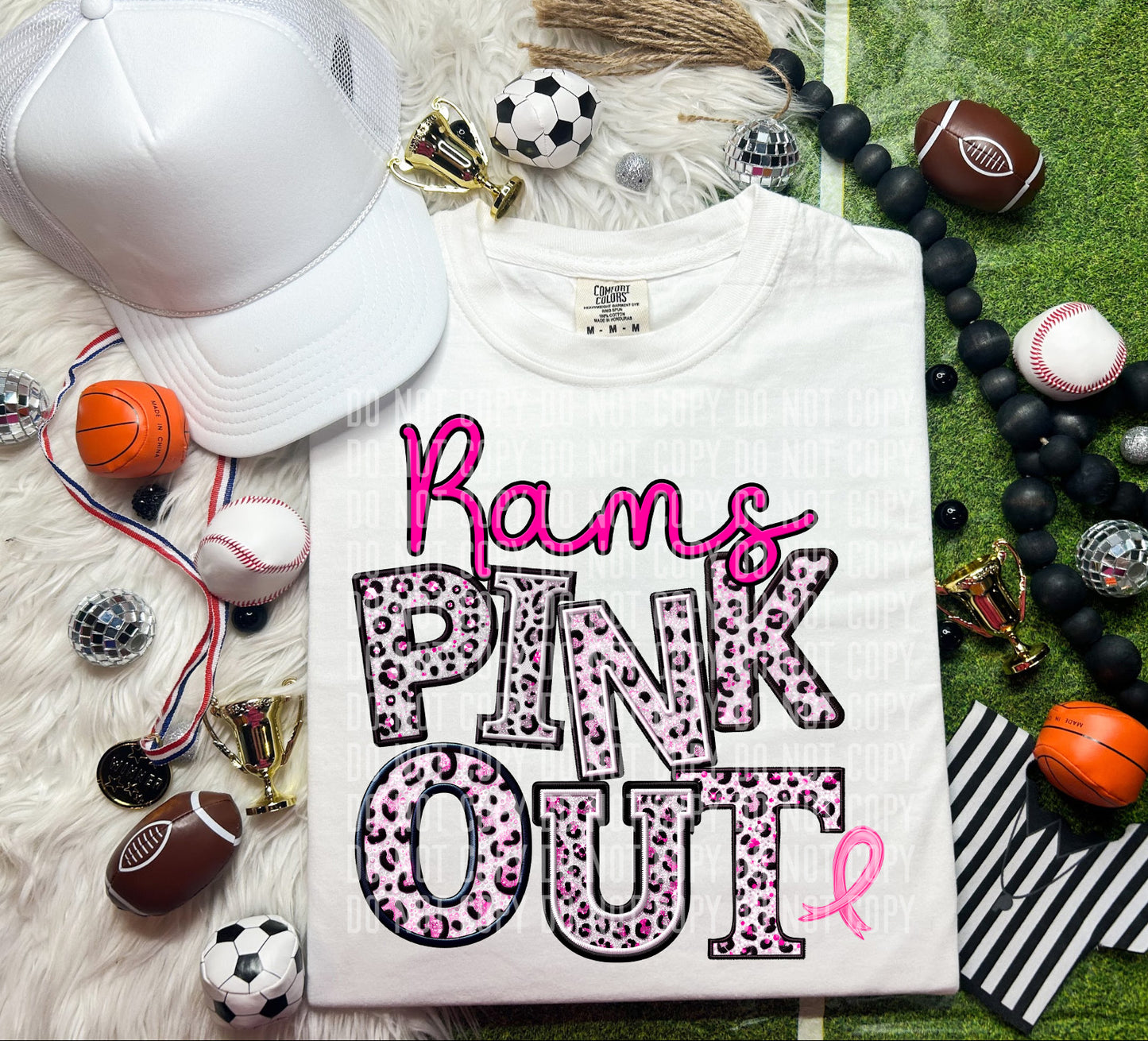 PICK A TEAM or CUSTOM- Pink Out- Digital download 300DPI PNG FILE