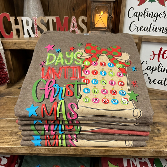 Days until Christmas (2 versions included) - 300 DPI digital download