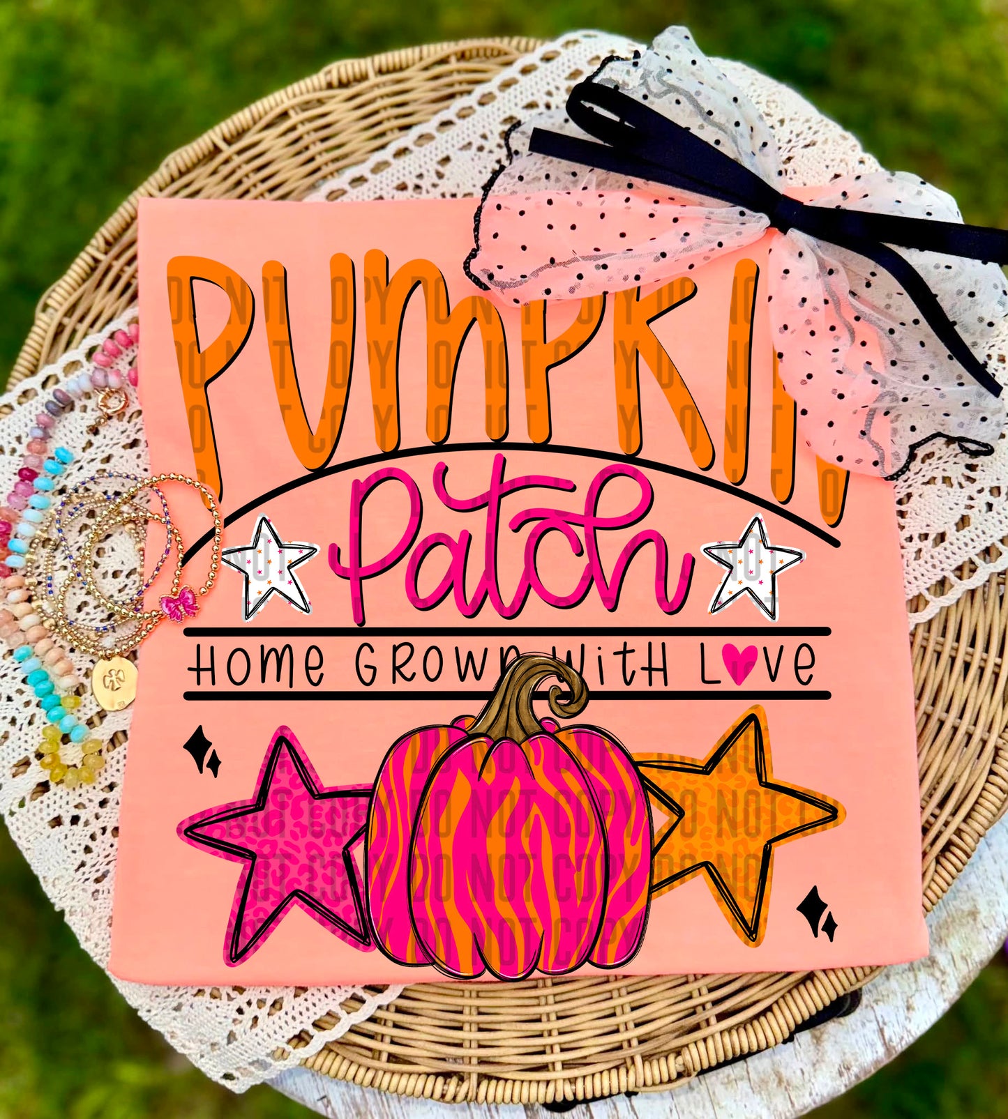 Pumpkin Patch - Pink  -  Digital Download 300DPI PNG FILE