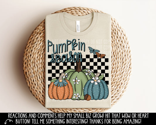 Pumpkin season - 300DPI PNG FILE