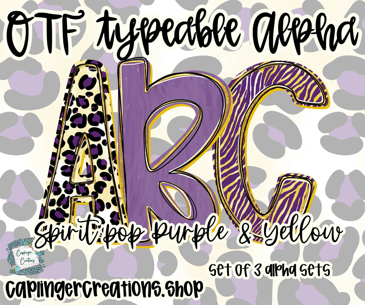 CUSTOM COLOR ALPHA SET - 3 full sets A-Z, 0-9  - Digital download 300DPI PNG FILE