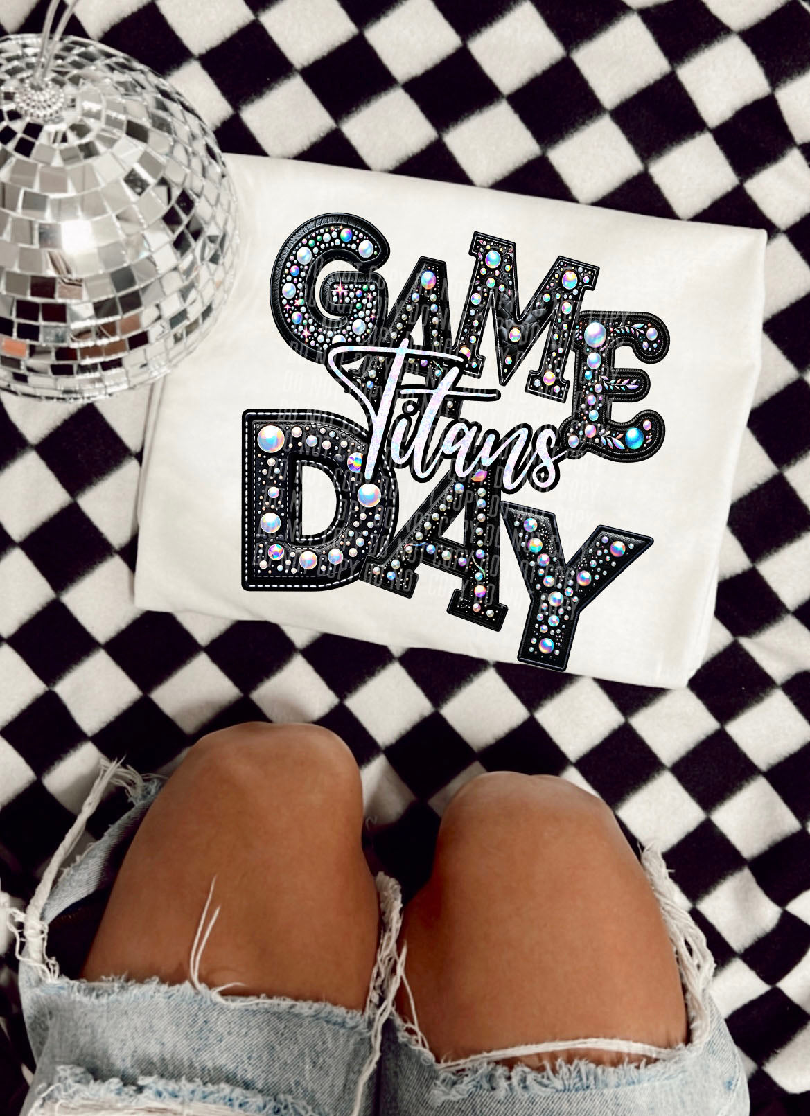 PICK A TEAM OR CUSTOM - Game Day Leather - Digital download 300DPI PNG FILE