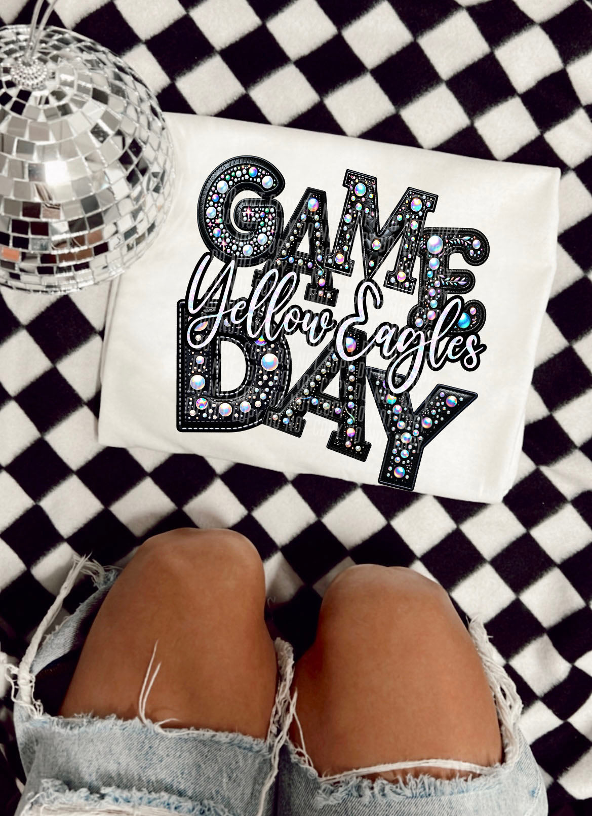 PICK A TEAM OR CUSTOM - Game Day Leather - Digital download 300DPI PNG FILE