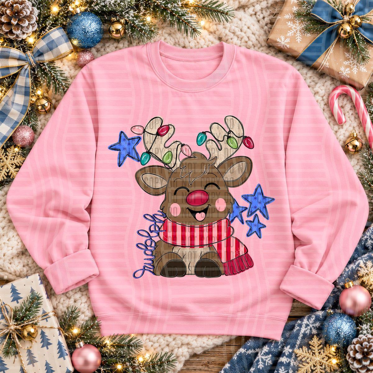 Merry Little Christmas Characters - DROPDOWN - 300 DPI Digital Download