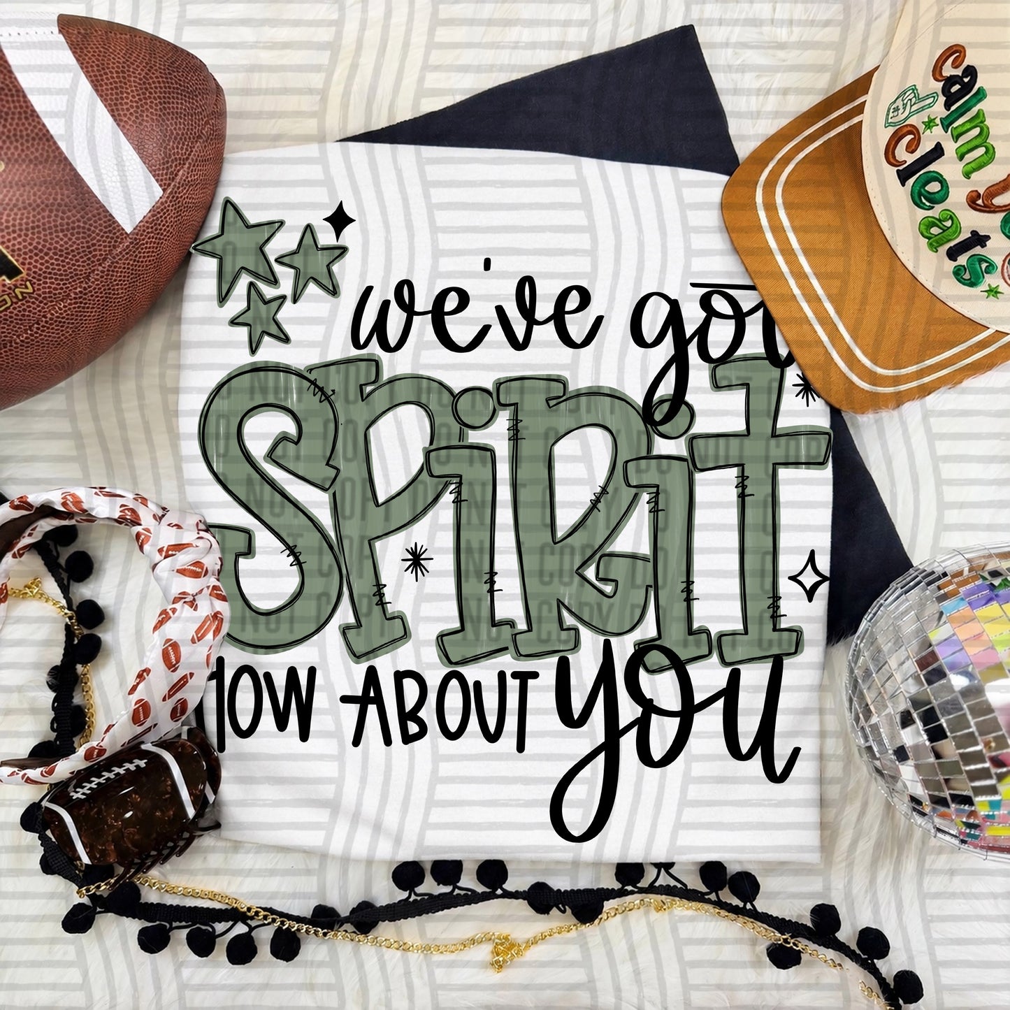 We've Got Spirit COLORS 2609-0005- Color Dropdown Digital Download 300 DPI PNG FILE