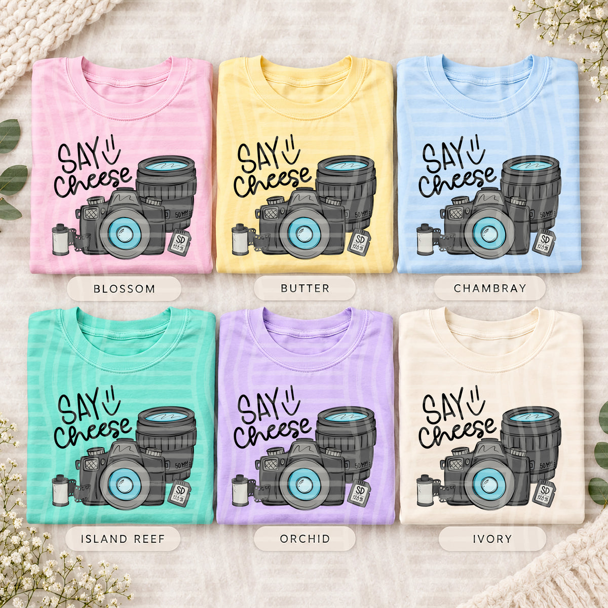 Say Cheese (2 versions included) - 300 DPI digital download