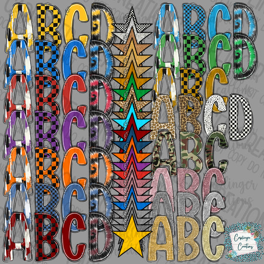 School Spirit Alpha Drive (LIMITED) + PNG + TYPEABLE OTF FONT - Digital download