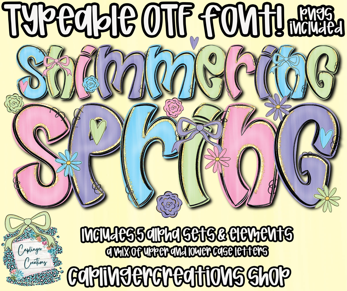 Spring Alpha Collab w/ Strut - Digital download 300DPI PNG FILE