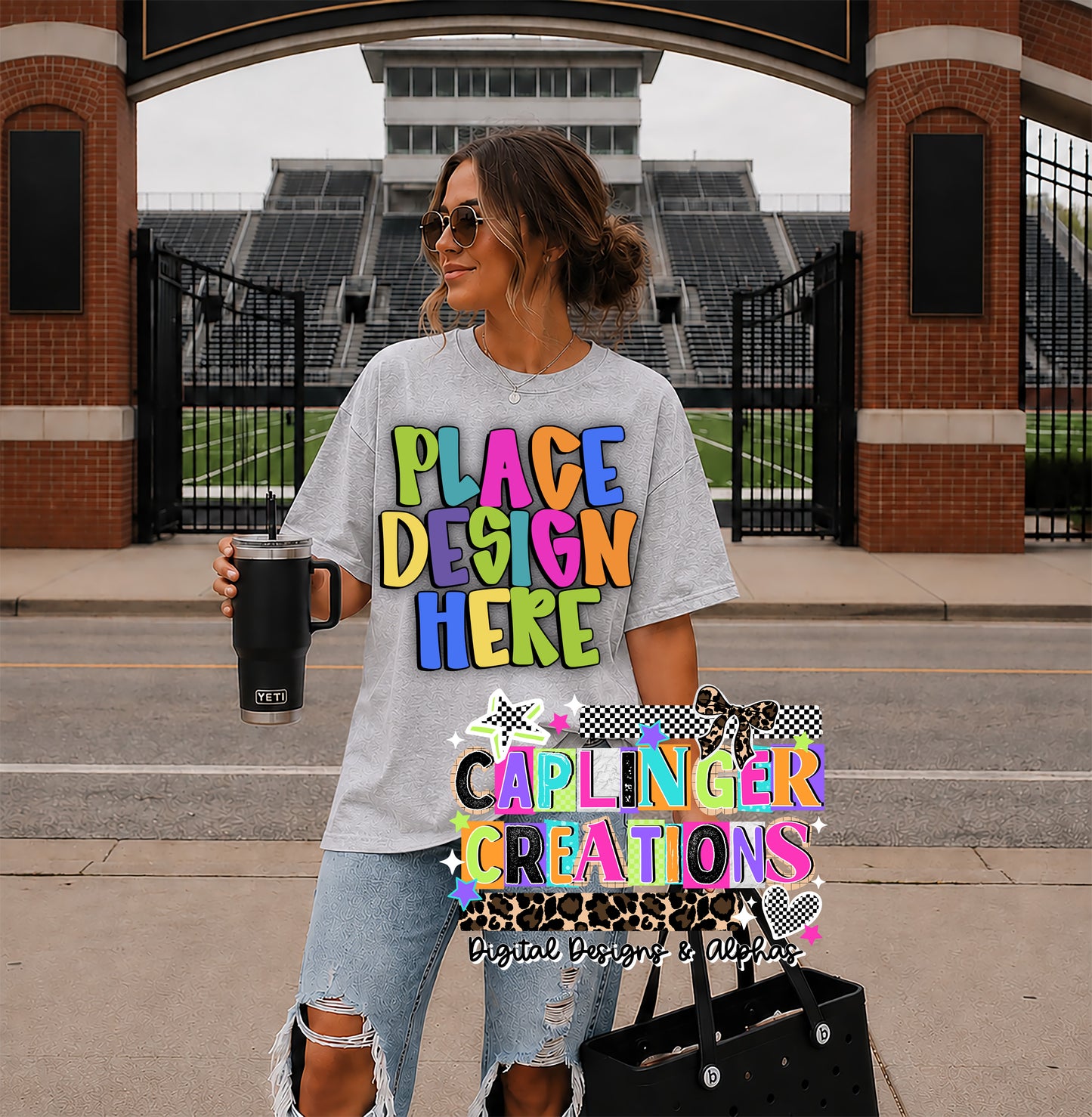 STADIUM MOM - MOCK UP - Digital download