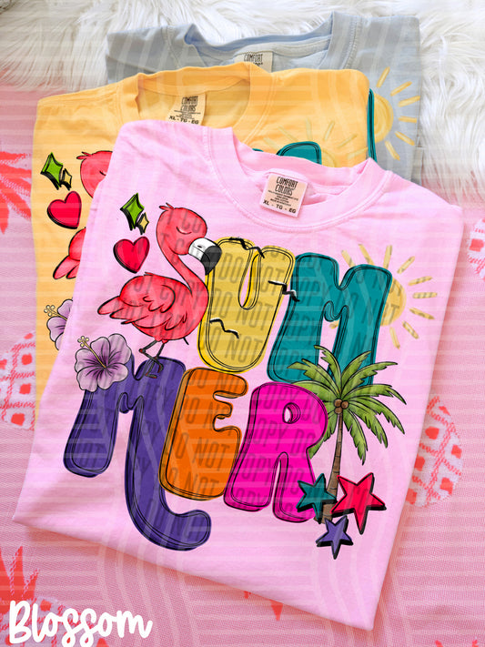 SUMMER -  Digital Download 300DPI PNG FILE