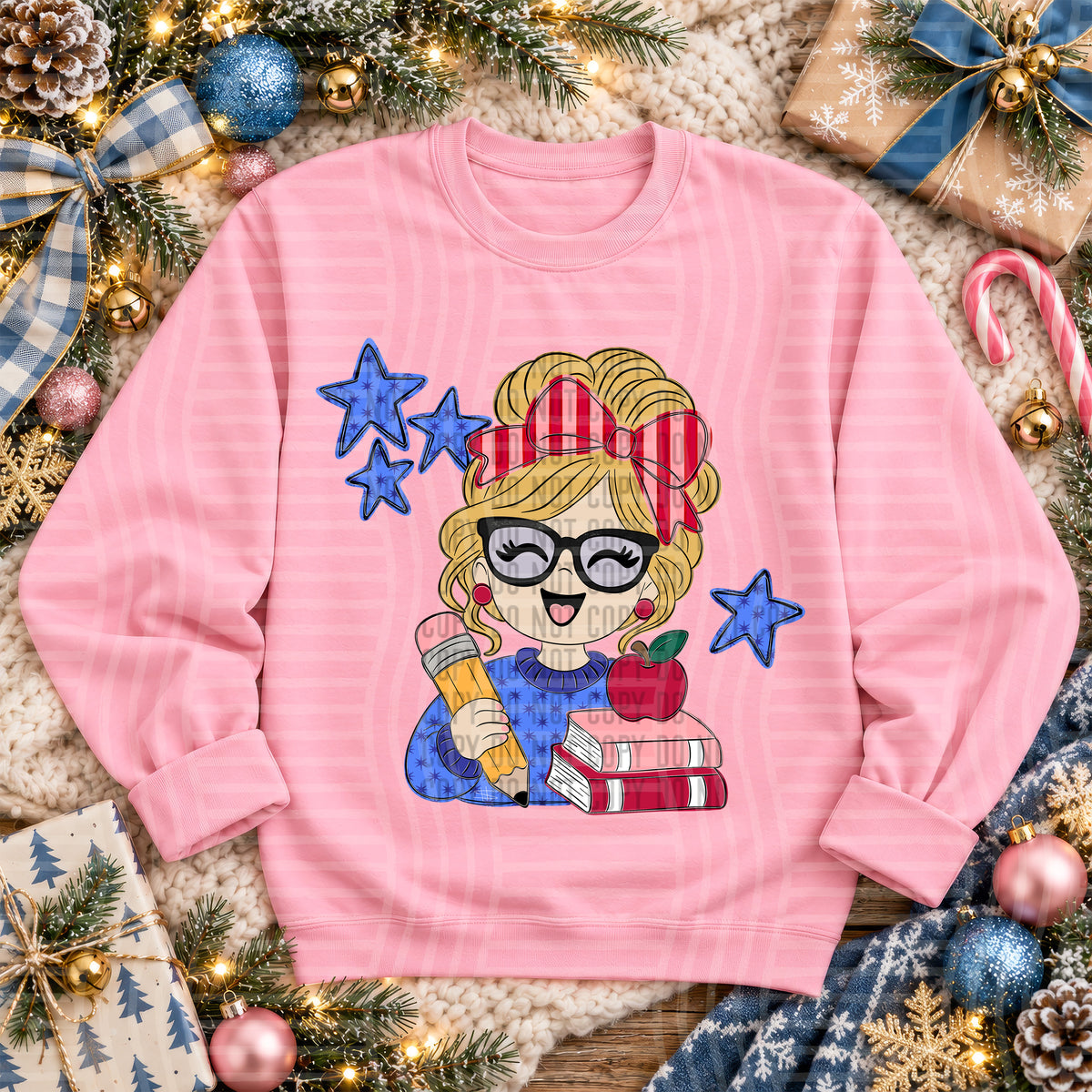 Merry Little Christmas Characters - DROPDOWN - 300 DPI Digital Download