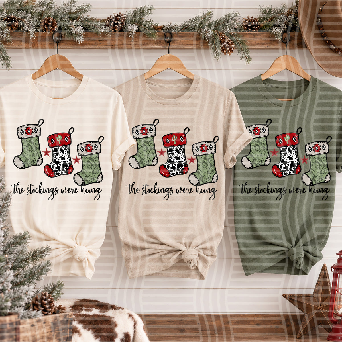 Cowboy Christmas (Choose Design) - 300 DPI digital download