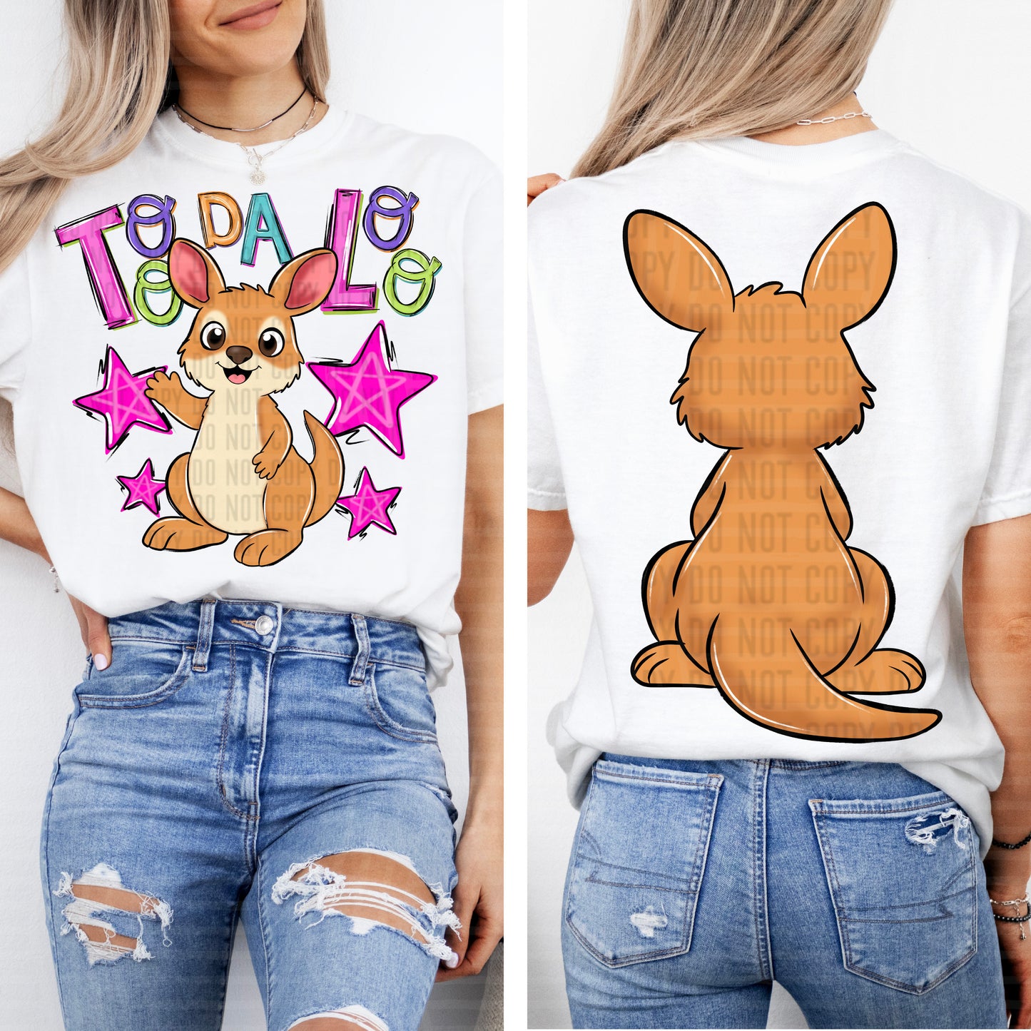 Toodaloo Kangaroo - Digital Download 300DPI PNG FILE