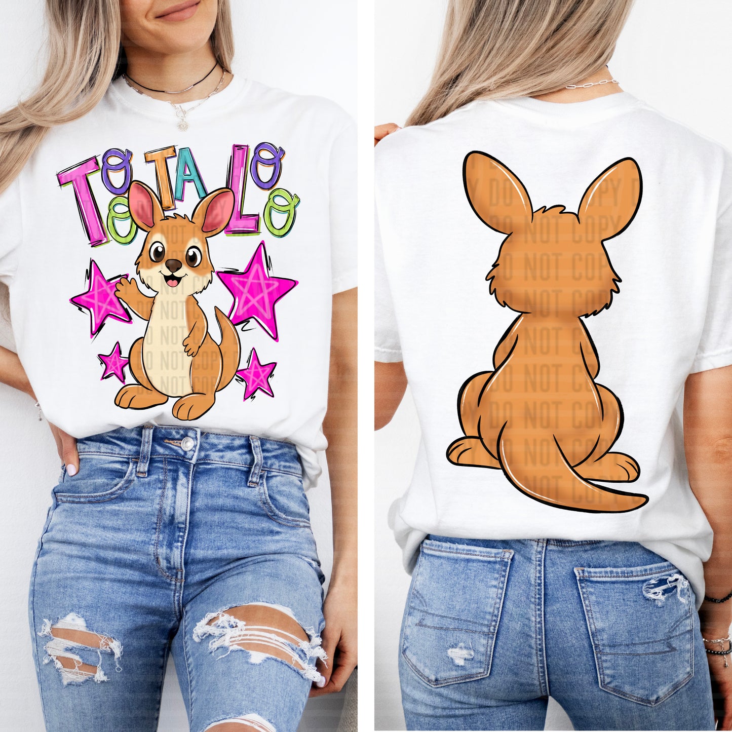 Toodaloo Kangaroo - Digital Download 300DPI PNG FILE
