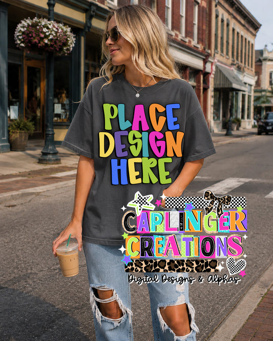 Town MOM - MOCK UP - Digital download