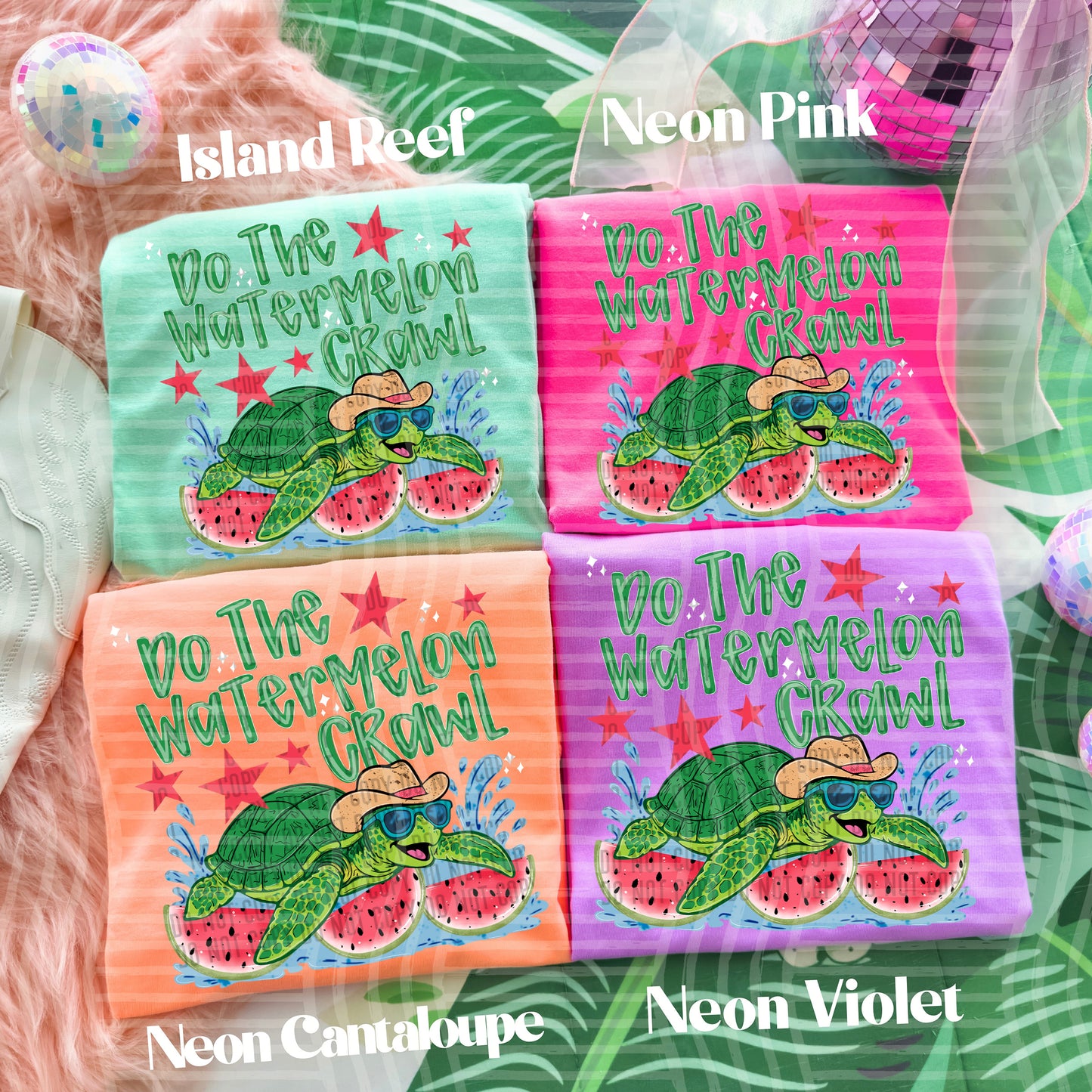 Do the Watermelon Crawl (Turtle) - Digital Download 300DPI PNG FILE